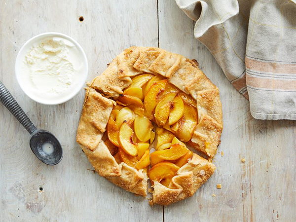 Maple Ginger Nectarine Galette - Maple from Canada