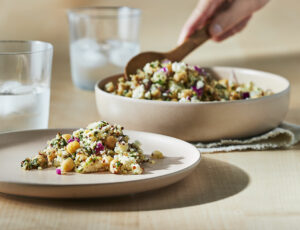 Maple-Flavoured Quinoa Salad with Feta and Mint